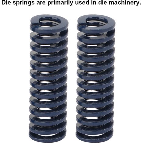 Stück blaue Formfeder, hochpräzise Stahl, Außendurchmesser 10 mm, Innendurchmesser 5 mm für leichte Lasten (TL1030mm)