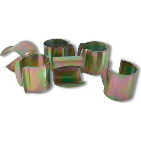 Nortene – Lot de 30 clips de fixation pour serre – Diamètre 25 mm – Fixation film serre – Accessoire professionnel pour jardinage