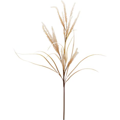 Ramo di "Festuca" color oro e champagne, decorazione natalizia da 130 cm
