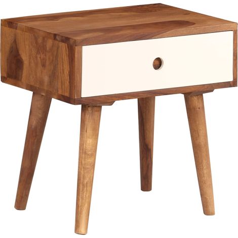 Nachttisch Massivholz Akazie 45x30x45 cm