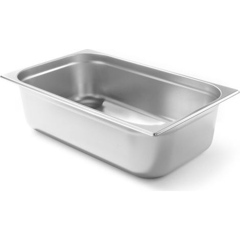 Contenedor GN 1/1, altura 150 mm, acero inoxidable - Hendi 800140