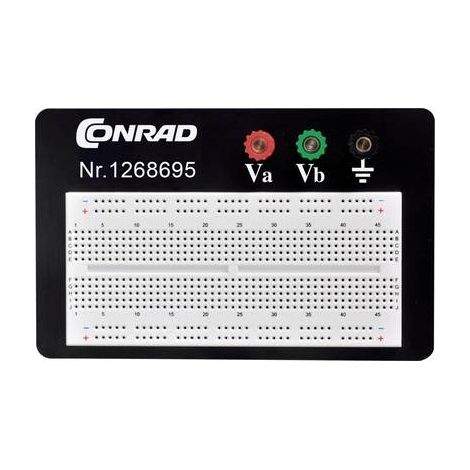 TRU COMPONENTS 0165-40-1-3301B Breadboard Totale poli 610 (L x L x A) 11.43 x 18.62 x 0.84 cm 1 pz.