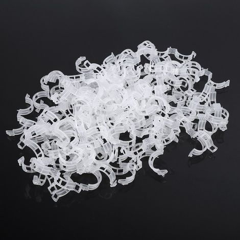 Pflanzenstützclips für vegetarische Gärten / Kunststoff-Rankenclips / Clips, 100 Stück (1/5)