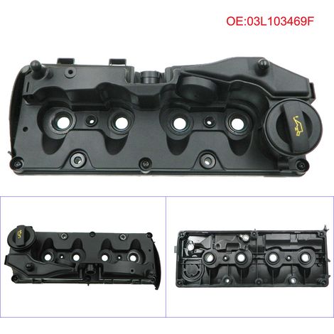 Applicable aux pièces automobiles Volkswagen Amarok, couvercle de soupapes, ensemble de couvercle de soupapes moteur 03L103469F (1/5)