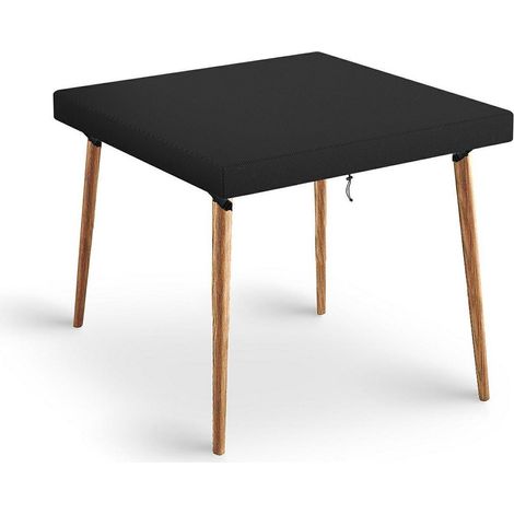 Schutzhülle für Gartentisch quadratisch 90x90cm, wasserdicht, UV-beständig (1/5)