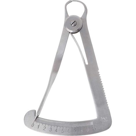 Innenmessschieber aus Edelstahl, kieferorthopädisches Messinstrument, 0-10 mm Messbereich (1/5)