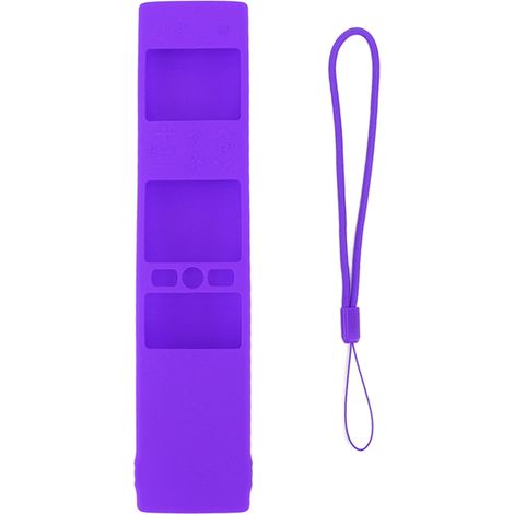 Housse de protection en silicone violette pour télécommande LG AN-MR700 AKB75455602, coque antidérapante douce et résistante aux chutes (1/5)
