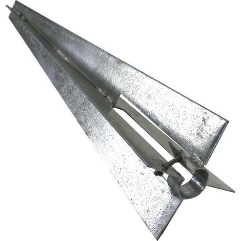 Bodenhülse Einschlaghülse Ø 34 mm 50 cm Pfostenträger für Zaunpfosten Gartenzaun (1/2)