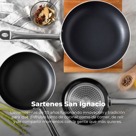 Sartén San Ignacio Expert sg9515 Negro Aluminio Ø 20 cm (1/5)