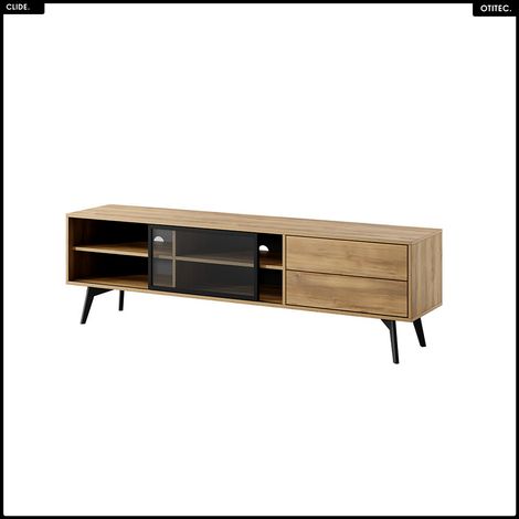 Meuble TV - L.180 x H.54 x P.39 cm - CLIDE (1/3)