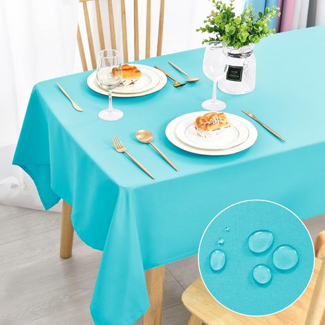1 Nappe, 140x200 cm, Polyester, Imperméable, Anti-taches, Intérieur Extérieur.