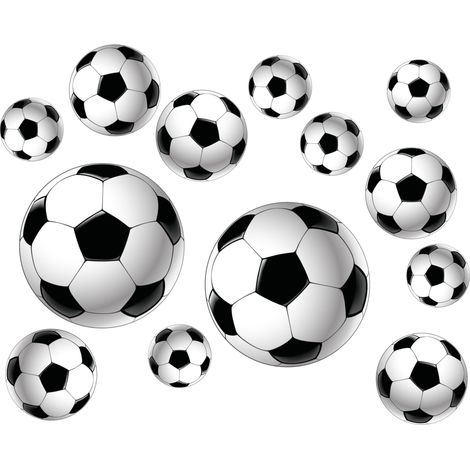 3D-FUSSBALL-WANDTATTOOS (1/2)