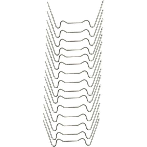 50x Clips de vitrage pour serre en métal inoxydable 1,5mm d'épaisseur Type W (1/5)