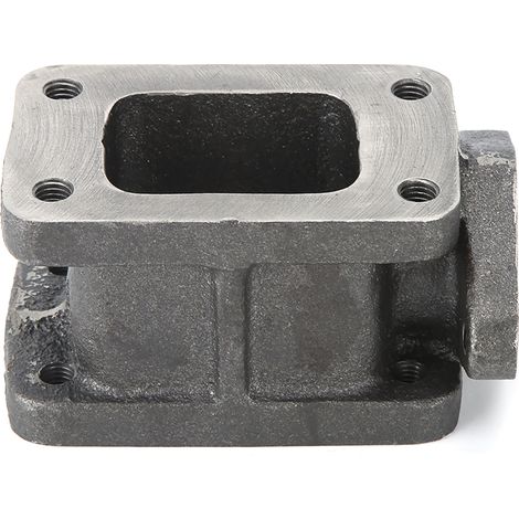 Adaptateur de collecteur de turbocompresseur en fonte T3 à T3 + bride de sortie de soupape d'échappement (1/5)