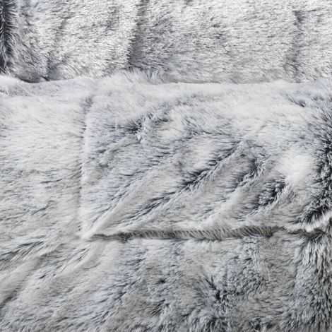 Plaid - Antartic - Gris - 125 x 150 cm - 100% polyester - Intérieur (1/4)