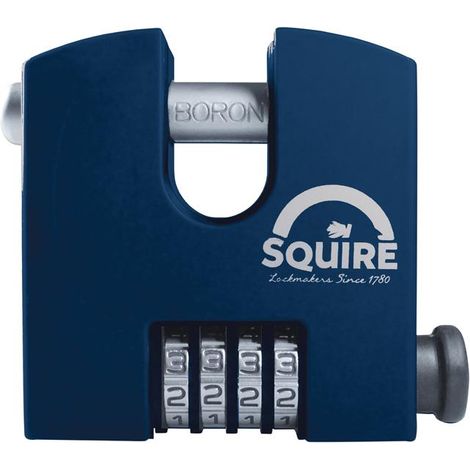 Squire Stronghold Re-Codable 4-Wheel Padlock (Model SHCB65) – Durable, High-Security Boxed Lock