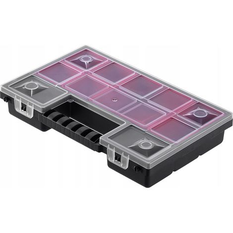 KADAX Organizer, Werkzeugkasten aus Kunststoff, 28 x 18 cm, 1 Stück