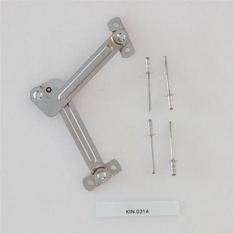 Bras de support GT LINE pour valises NEW MEGA WHEELS avec 4 rivets KIN.0314