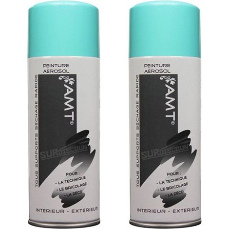 Bombe de Peinture - AMT - Fjord - Lot de 2 - 330ml - Acrylique - Séchage rapide (1/2)