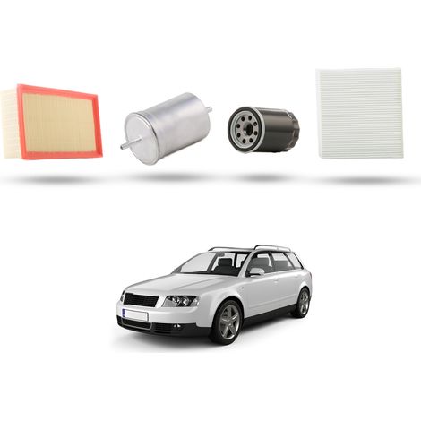 Kit Tagliando 4 filtri compatibile con Audi A4 (B6,B7) 1.8 20v turbo 120kw dal 2002 al 2008 (1/5)