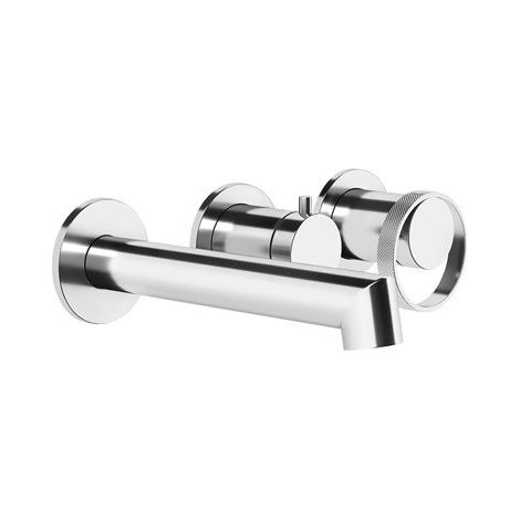Gessi Anello, kit prêt à poser avec rosaces rondes, pour mitigeur