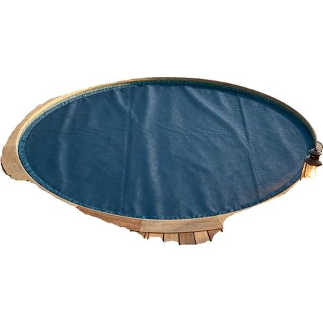 Solar-Poolabdeckung, 417 cm Durchmesser, 200 Mikron Dicke, Schwarz und Blau, PE-Material, Entworfen für Aufstellpools (1/5)