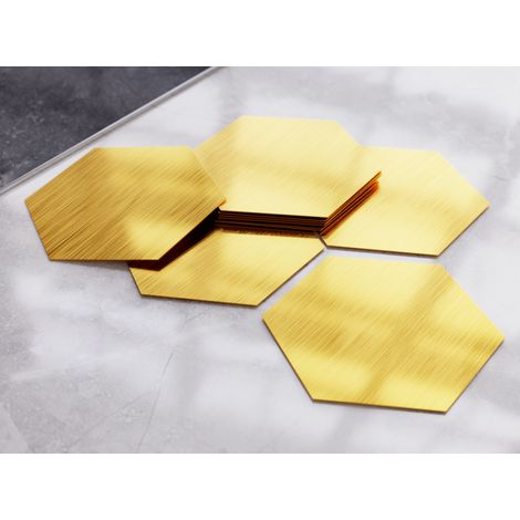 Decorazioni per parete set di 9 pezzi - 120x140mm - oro satinato (1/5)