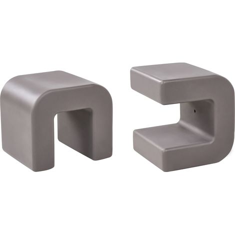 Beistelltisch 2er Set MOZIA Taupe (1/5)