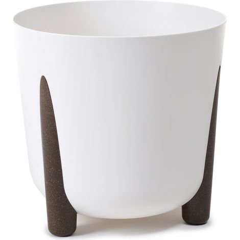 Maceta de musgo blanca 26xh25 cm (1/5)