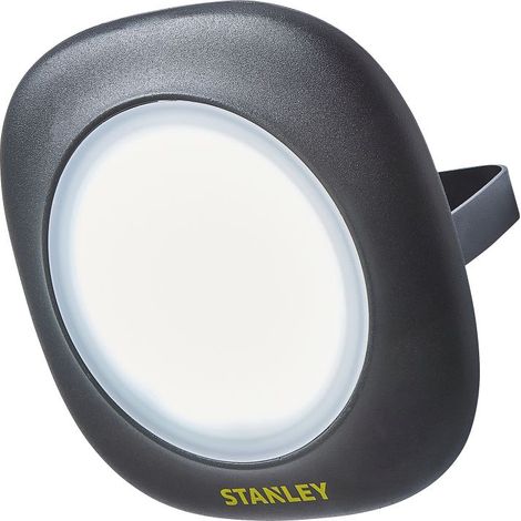 Stanley Round Outdoor 50 Watt Black Floodlight Garden Security Integrated LED (1/5)