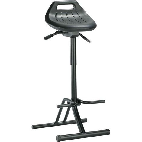 Rehausseur de siège en mousse intégrale H.640-840mm STA noir pliable (1/5)