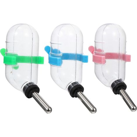 Ensemble de 3 abreuvoirs anti-fuites pour hamster (1/5)
