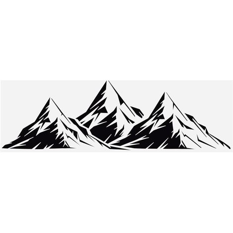 décoratifs pour voiture motif montagne autocollant latéral