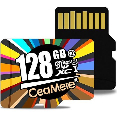 [NEVER USED] microSD 128GB- Suitable for surveillance cameras, driving recorders, mobile phones and tablets