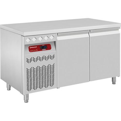 Table réfrigérée ventilée vitrée GN 1/1- 260 litres - Diamond (1/5)