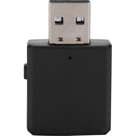 Émetteur-récepteur audio Bluetooth 5.0, carte son USB 3 en 1, adaptateur AUX RCA 3,5 mm, noir (1/5)