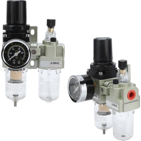 Luftfilter-Druckregler-Kit aus Aluminiumlegierung mit Manometer für chemische Automatisierungsanlagen (1/5)