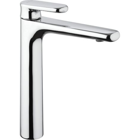 Grifo mezclador para lavabo con caño alto cromado PAINI Stone