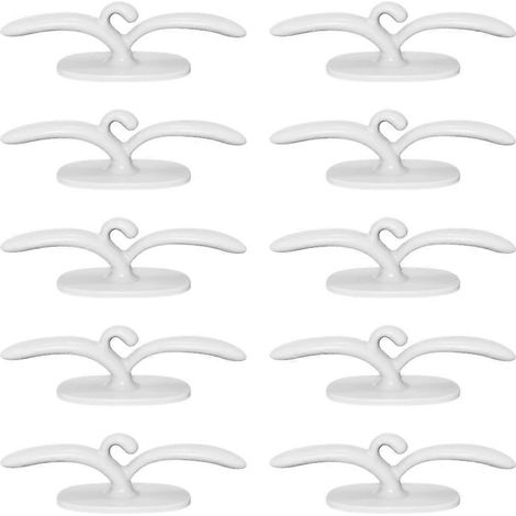 Kabelorganizer für die Küche, Kabelorganizer für den Haushalt, Steckdosenhaken, weißes Aufbewahrungsregal (1/5)