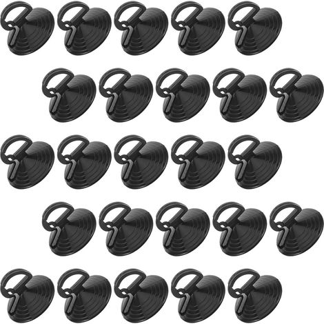 Lot de 200 Mini Ventouses pour Ampoules 35 MM Noir – Outil D’Extraction D’Ampoule à Ventouse Compact en Silicone – Changeur D’Ampoule à Grosse Portée pour Remplacement Facile et