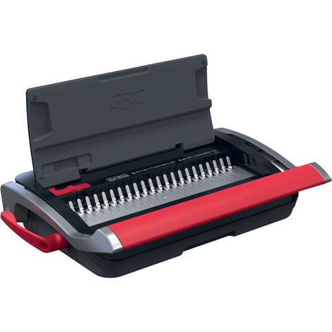 ENCUADERNADORA CANUTILLO CB15 COLOR NEGRO / PLATEADO GBC 4410061