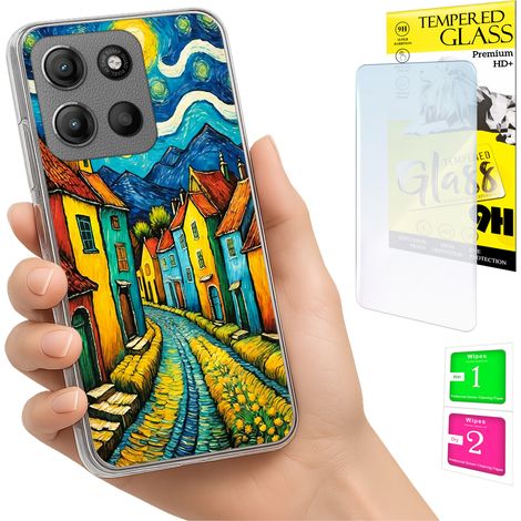 Funda para Motorola Moto G15 Photo Case Back ART + cristal (1/5)