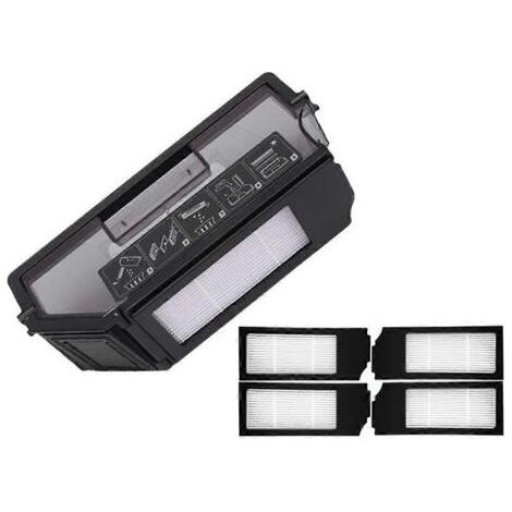 Accessoires pour aspirateur robot Ecovacs Deebot X1 OMNI : bac à poussière, filtre HEPA et autres pièces de rechange. (1/5)