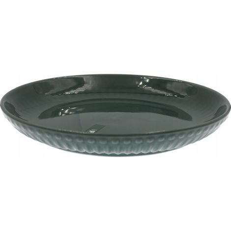 PIATTO DA DESSERT PER COLAZIONE IN CERAMICA 21cm MOSAIQUE LINEA OLIVA SENZA MOTIVO (1/5)