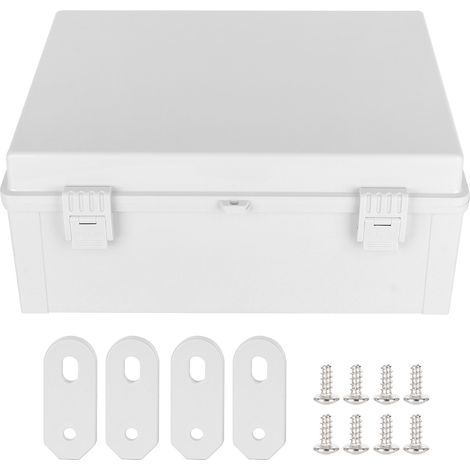 Boîtier étanche IP66 IP65 pour extérieur, coffret électrique en plastique avec plaque de montage, boîte de jonction résistante à l'eau. (1/5)
