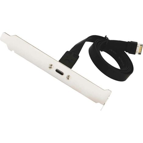 Câble d'extension pour connecteur de panneau avant USB 3.1 Type-C, câble Type-E vers USB 3.1 Type-C, adaptateur C intégré (1/5)
