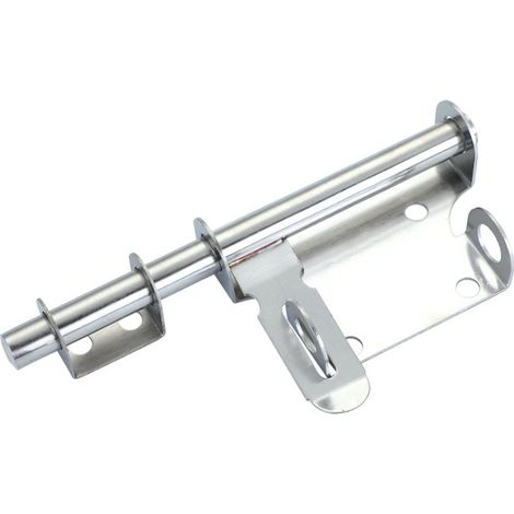 pieza de pestillo deslizante de acero inoxidable para puerta, cerradura de seguridad con orificio (1/3)