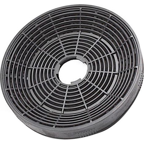 Filtre Charbon - 160 X 23 Mm - Pour Hotte Cuisine - Remplacement Compatible Beko Leisure Silverline - Lot De 1