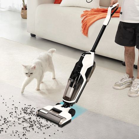 Cordless Hardfloor Cleaner Wet & Dry Vacuum Cleaner & Attachments Self-cleaning (1/5)