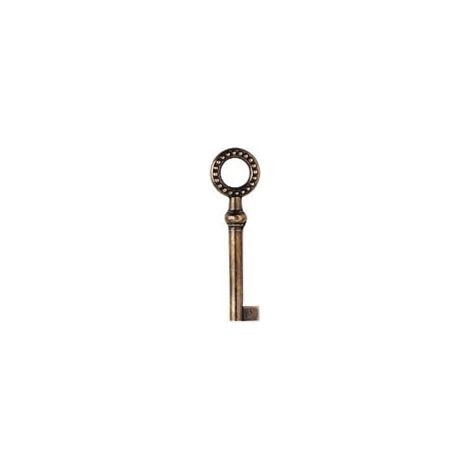 Clé perlée DUBOIS SAS - Tige 40 mm - Laiton patiné 70 - 712086
